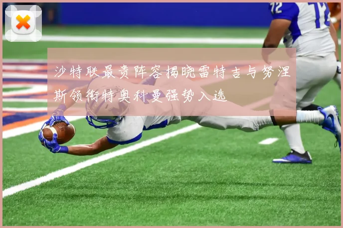 沙特联最贵阵容揭晓雷特吉与努涅斯领衔特奥科曼强势入选